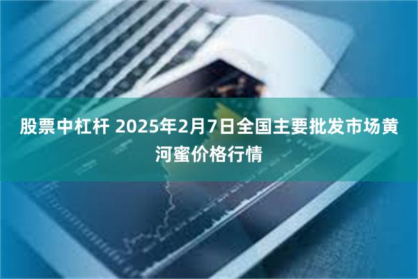 股票中杠杆 2025年2月7日全国主要批发市场黄河蜜价格行情